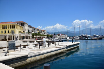 Portonovi Montenegro - luxurious seaside resort on the coast of Boka Kotor Bay, in Kumbor, near...
