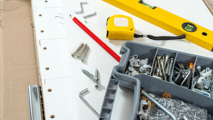 Accessories for assembling furniture on disassembled furniture