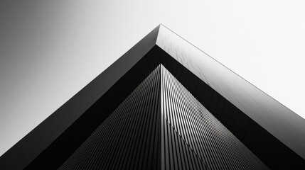 Sleek Geometry: Minimalistic Abstract Architecture Wallpaper