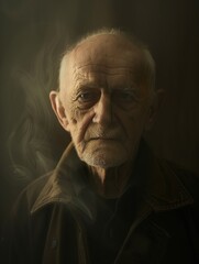 Obraz premium Portrait of an elderly man