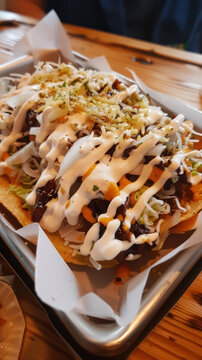 Captivating view of a Kapsalon., Culinary World Tour, Food and Street Food