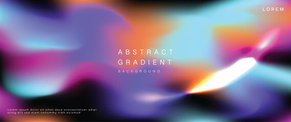 Obraz premium Abstract Vibrant gradient mesh background vector. Saturated Colors blurred fluid texture for Modern template for posters, ad banners, brochures, flyers, covers, websites.