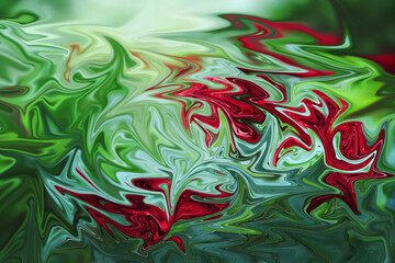 red and green abstract background