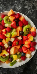Salada de Frutas Coloridas e Deliciosas