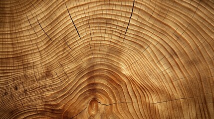 A close-up of a brown, weathered tree trunk reveals a textured surface of growth rings