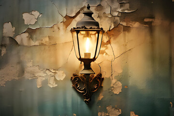 Capturing Nostalgia in a  vintage style wall lamp