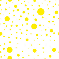 Small dot seamless pattern in yellow, wallpaper