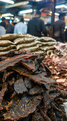 Tempting Biltong Spread Scene, Culinary World Tour, Food and Street Food