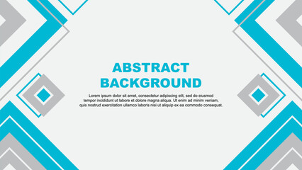 Abstract Background Design Template. Banner Wallpaper Vector Illustration. Teal Background