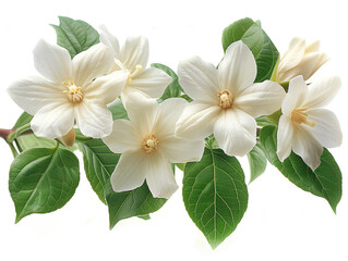 Naklejka premium white and yellow flowers