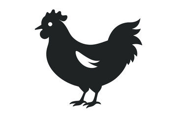 Chicken Silhouette Vectors design