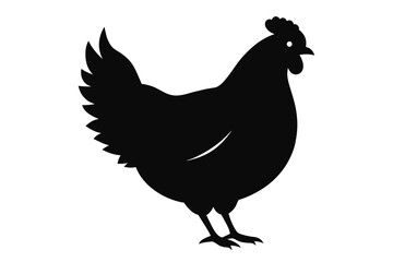 Chicken Silhouette Vectors design