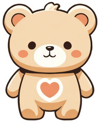Obraz premium Cartoon Bear PNG 1