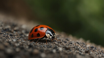 Fototapeta premium ladybug beautiful view 