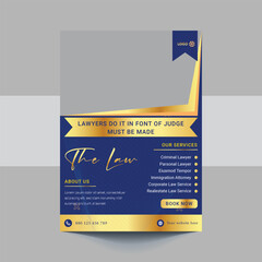 Legal Corporate Law Firm Business Flyer poster leaflet Template design. Law Firm Flyer Template, Legal Services Flyer, Consultancy Flyer.