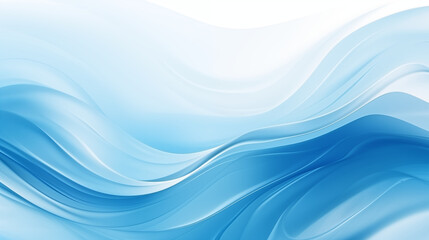 blue wave banner, background with copy space, blue wallpaper 