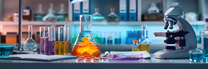 The Scientific Method in Action: A Comprehensive Laboratory Experiment Scene
