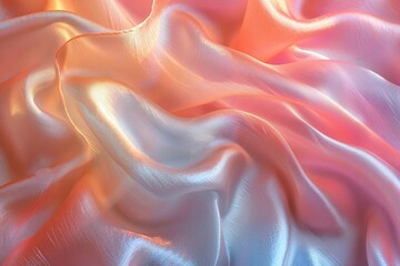 Fototapeta premium Opalescent Silk Bliss