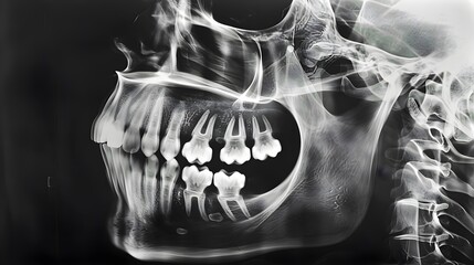 x-ray image of human teeth
