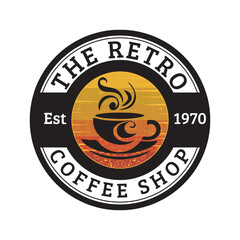 stamp with the word coffee