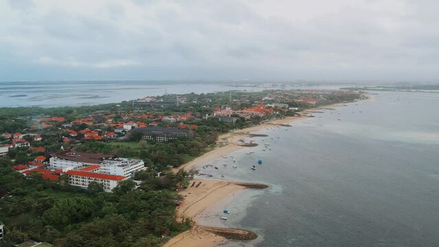 Beach side of Tanjung Benoa in South Bali