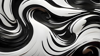 abstract finger swirl texture in black and white