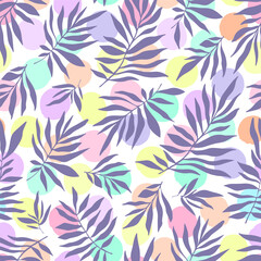 Seamless pattern with hand drawn branches.	
