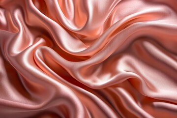 Soft Petals of Rose Gold Silk
