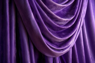 Royal Purple Velvet Drapes: Majesty and opulence in every thread