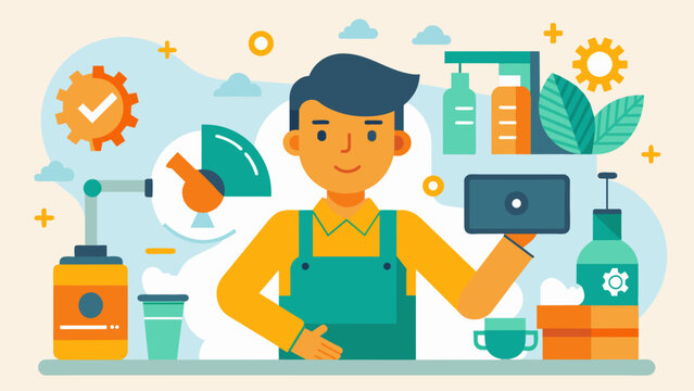 The workshop also includes a segment on safety measures ensuring that participants can enjoy their creations responsibly.. Vector illustration