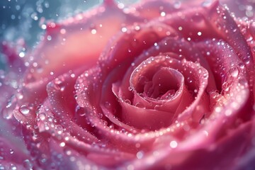 Naklejka premium Velvet Rosewater Vortex