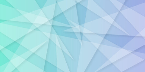 Abstract blue gradient triangle background. Modern Style Triangle Shaped Translucent Overlapping Planes, Geometric Shapes Pattern Colorful abstract geometric background for business Design Template.