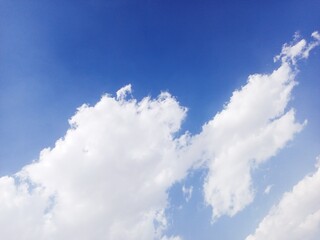 blue sky with clouds