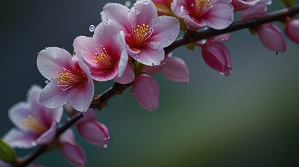 pink and white magnolia