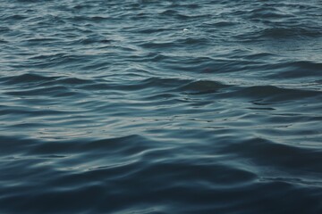 Naklejka premium Ocean waves background, seascape background, blue ocean waves, water waves background 