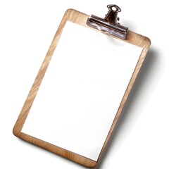 clipboard isolated on white background
