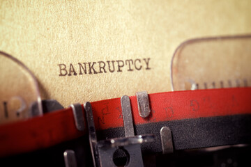 Bankruptcy concept view