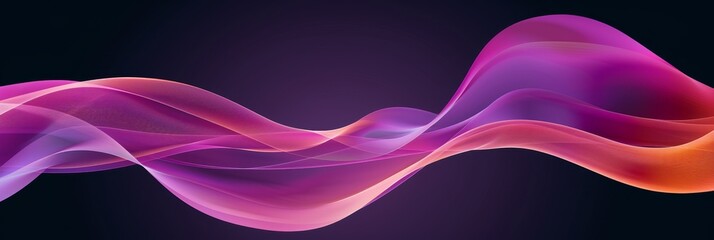 Colorful sound wave visualization on dark background for vibrant and dynamic audio display