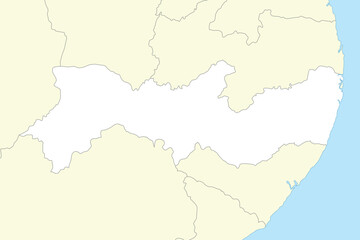 Location map of Pernambuco is a state of Brazil