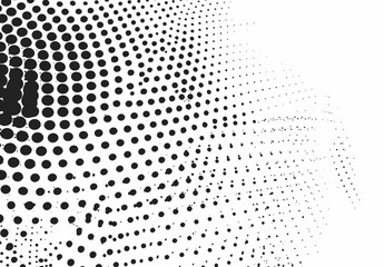 a black and white photo of a halftone pattern