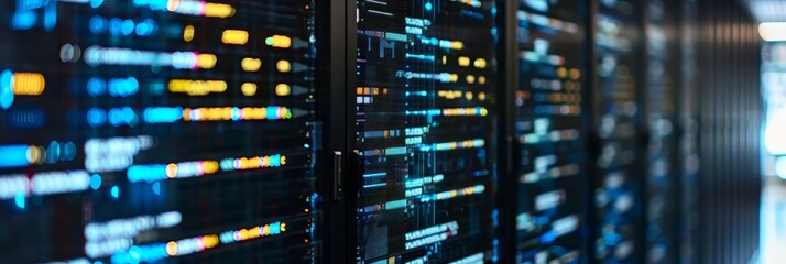 Efficient data storage and database management on a computer server for optimal information handling