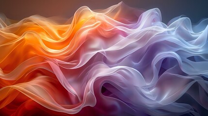 Harmonious Forms: Flowing Elegance and Ethereal Glow
