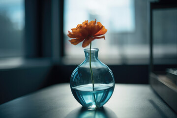 一輪の花, 花瓶, 花, 静物, 机, 植物, フラワー, Single Flower, Vase, Flower, Still...