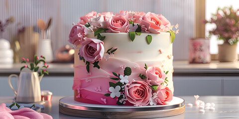 flower cakes are the best kind of love