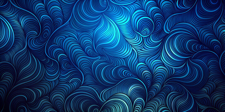 Abstract organic lite blue lines as wallpaper background