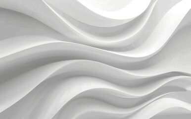 an abstract white background with wavy lines