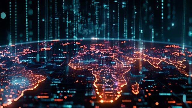 Digital Representation of Global Data Network Connectivity and Information Flow