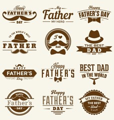 Happy fathers day collection