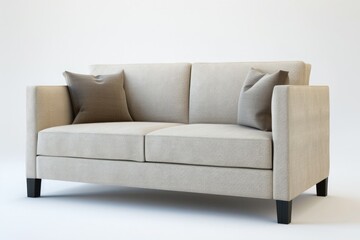 Fototapeta premium A sleek and modern track arm sofa with clean lines