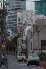 Obraz premium 東京赤坂6丁目の氷川坂風景